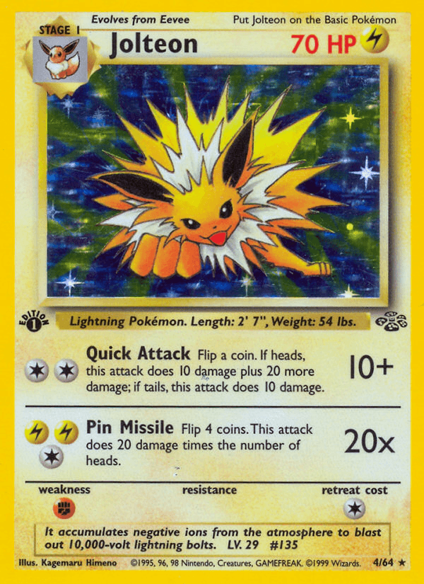 Jolteon Pokémon Karte
