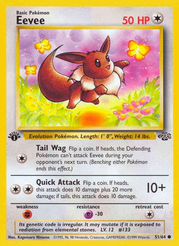Eevee Pokémon Karte