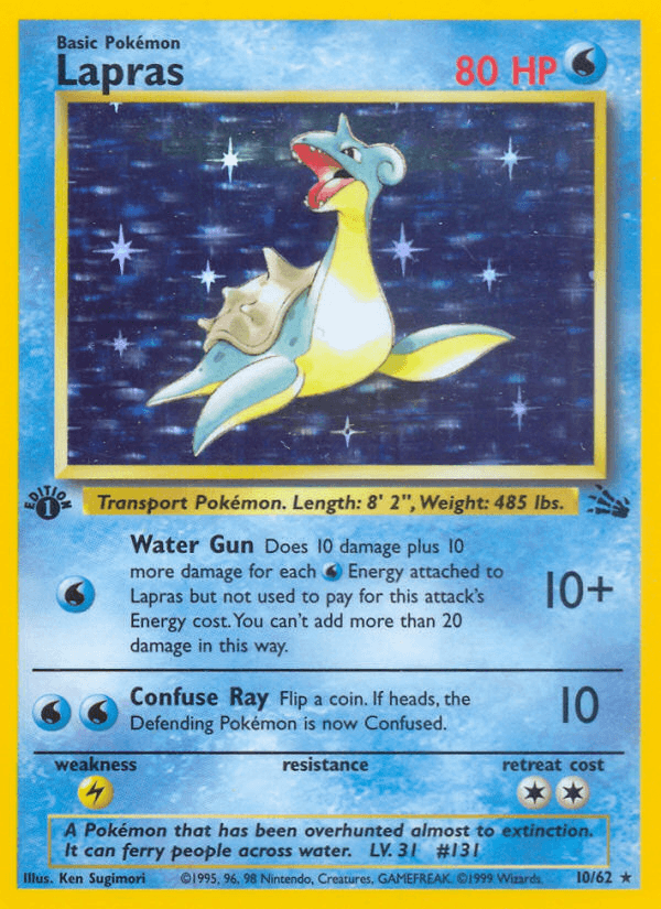Lapras Pokémon Karte