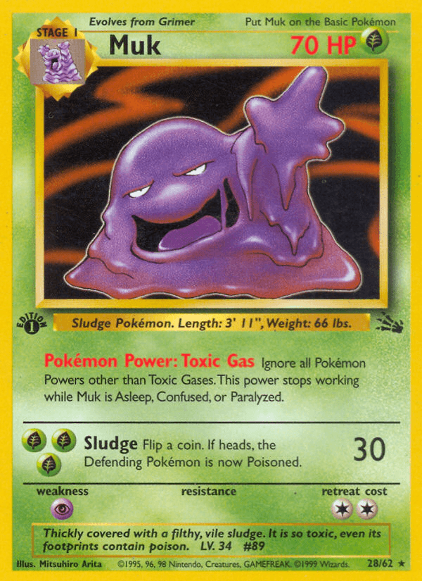 Muk Pokémon Karte