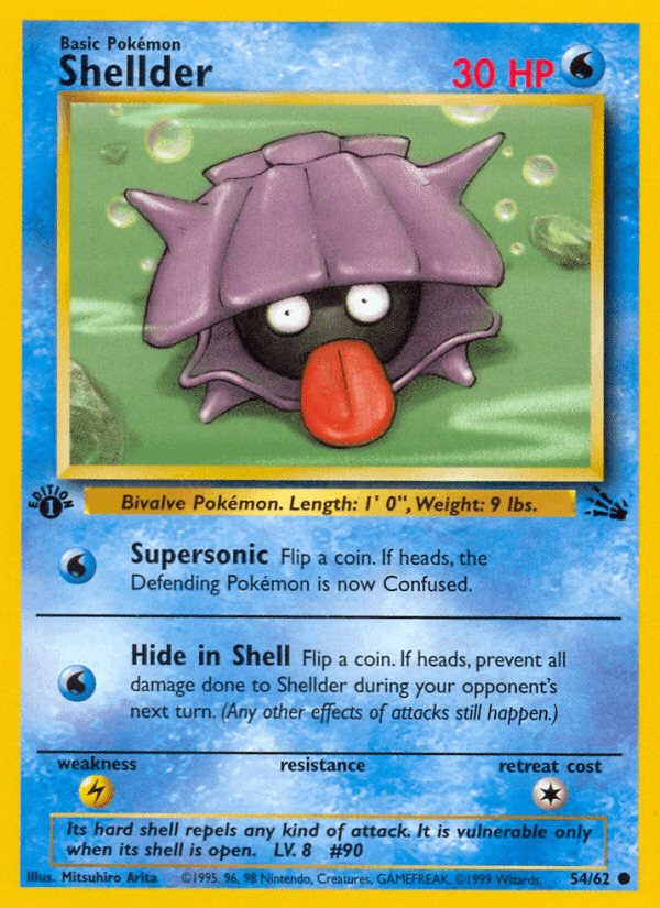 Shellder Pokémon Karte
