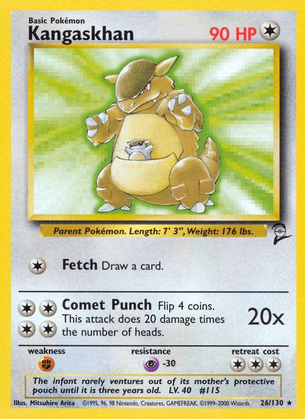 Kangaskhan Pokémon Karte