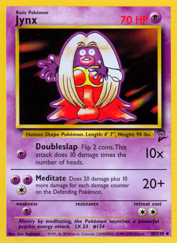 Jynx Pokémon Karte