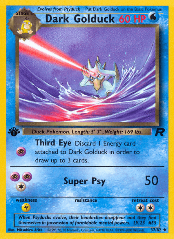 Dark Golduck Pokémon Karte