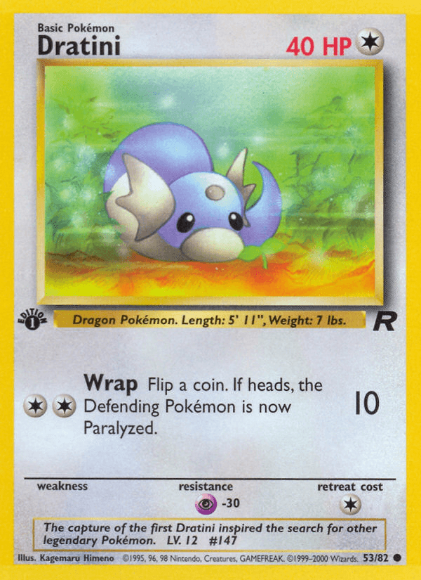 Dratini Pokémon Karte