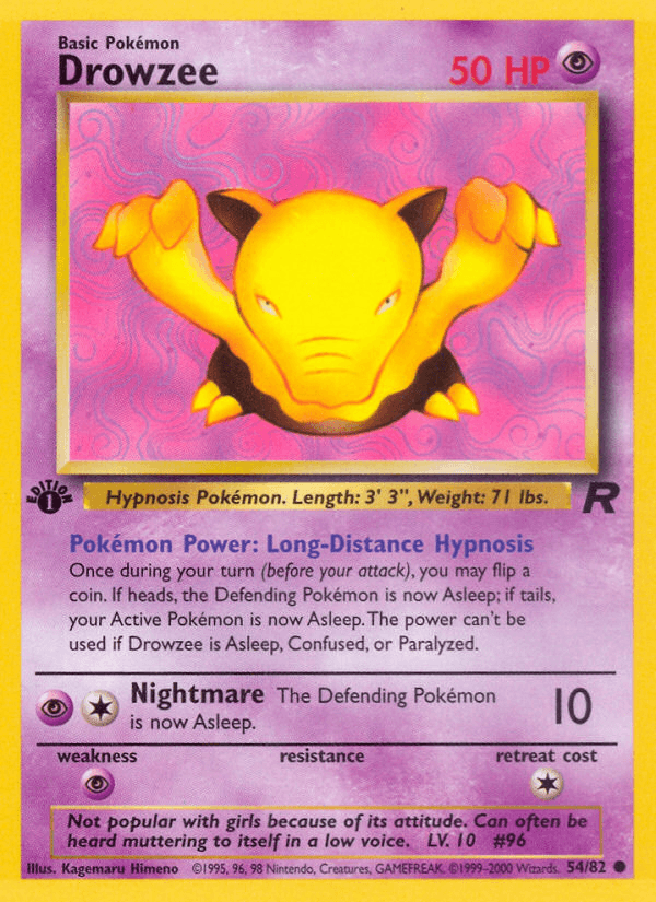 Drowzee Pokémon Karte