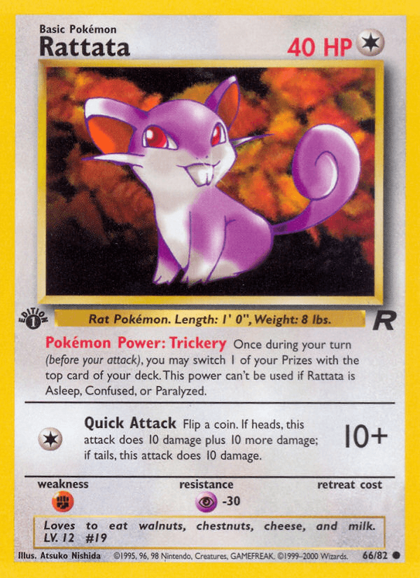 Rattata Pokémon Karte