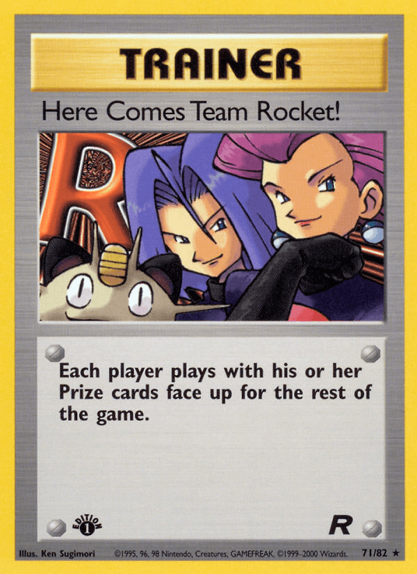 Here Comes Team Rocket! Pokémon Karte