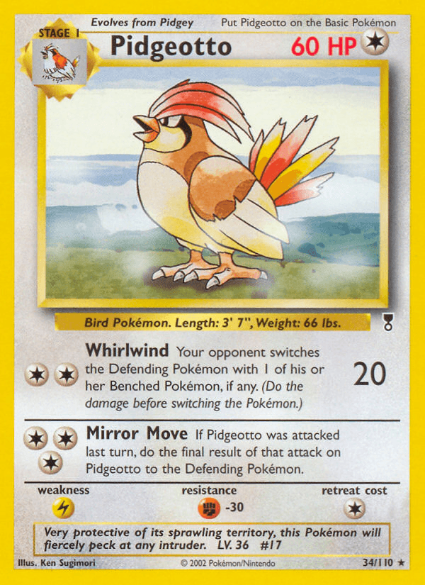 Pidgeotto Pokémon Karte