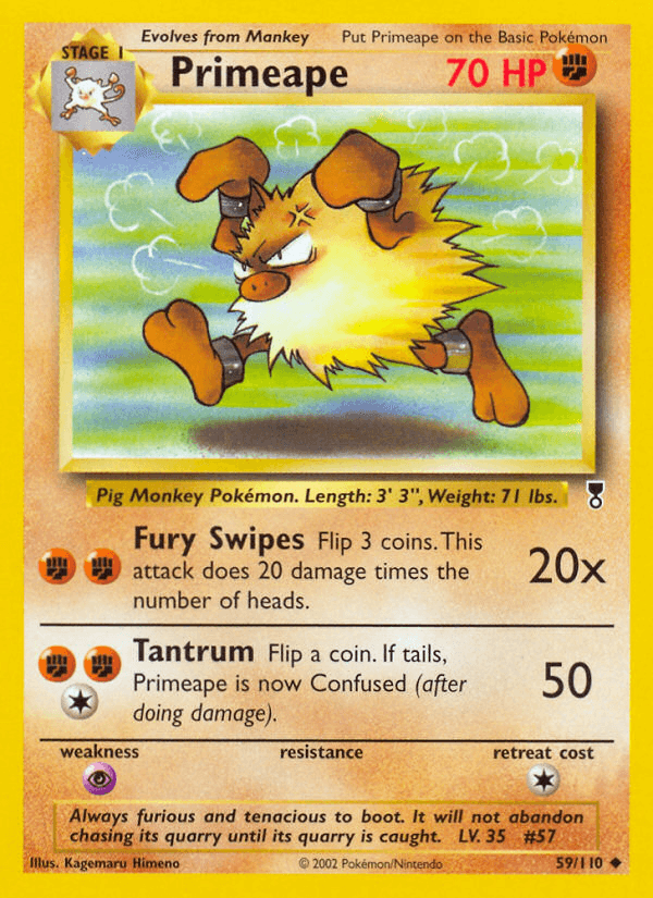 Primeape Pokémon Karte