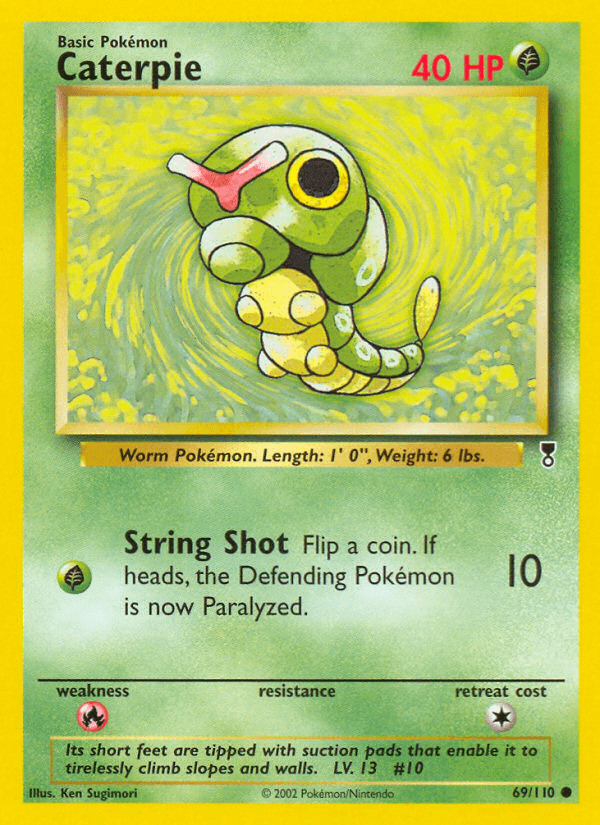 Caterpie Pokémon Karte