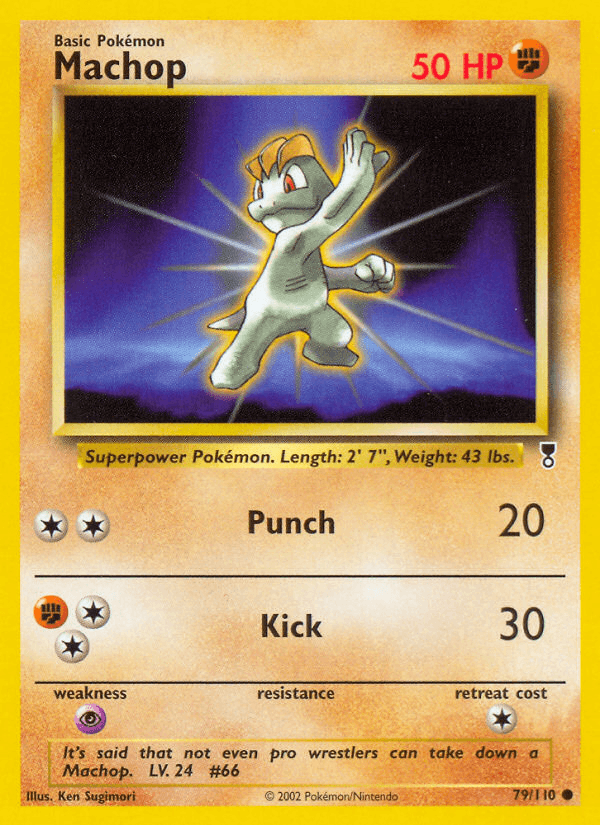 Machop Pokémon Karte