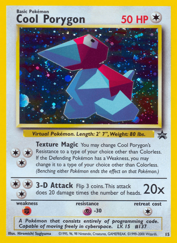 Cool Porygon Pokémon Karte