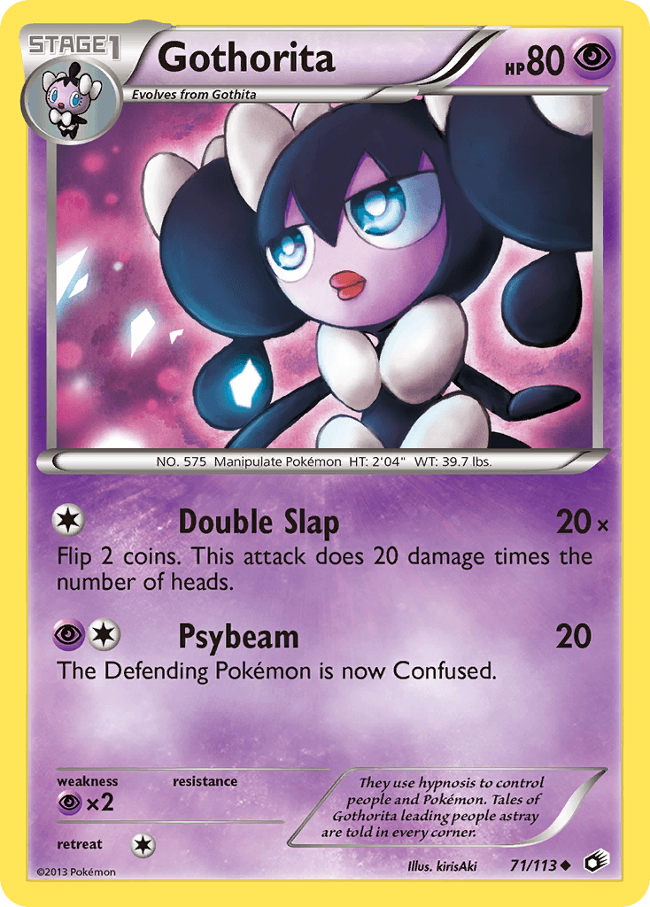 Gothorita Pokémon Karte