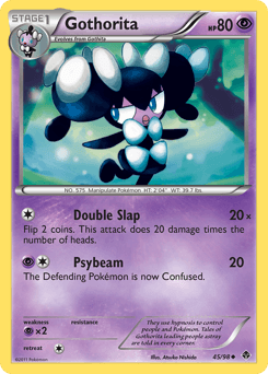 Gothorita Pokémon Karte