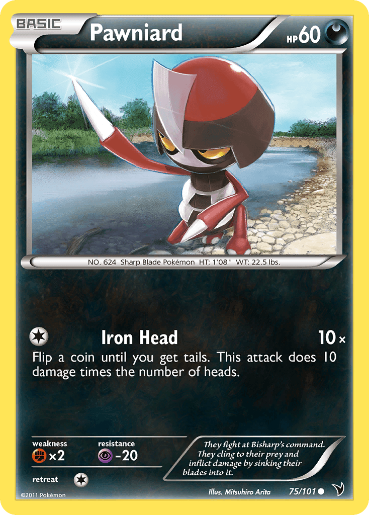 Pawniard Pokémon Karte