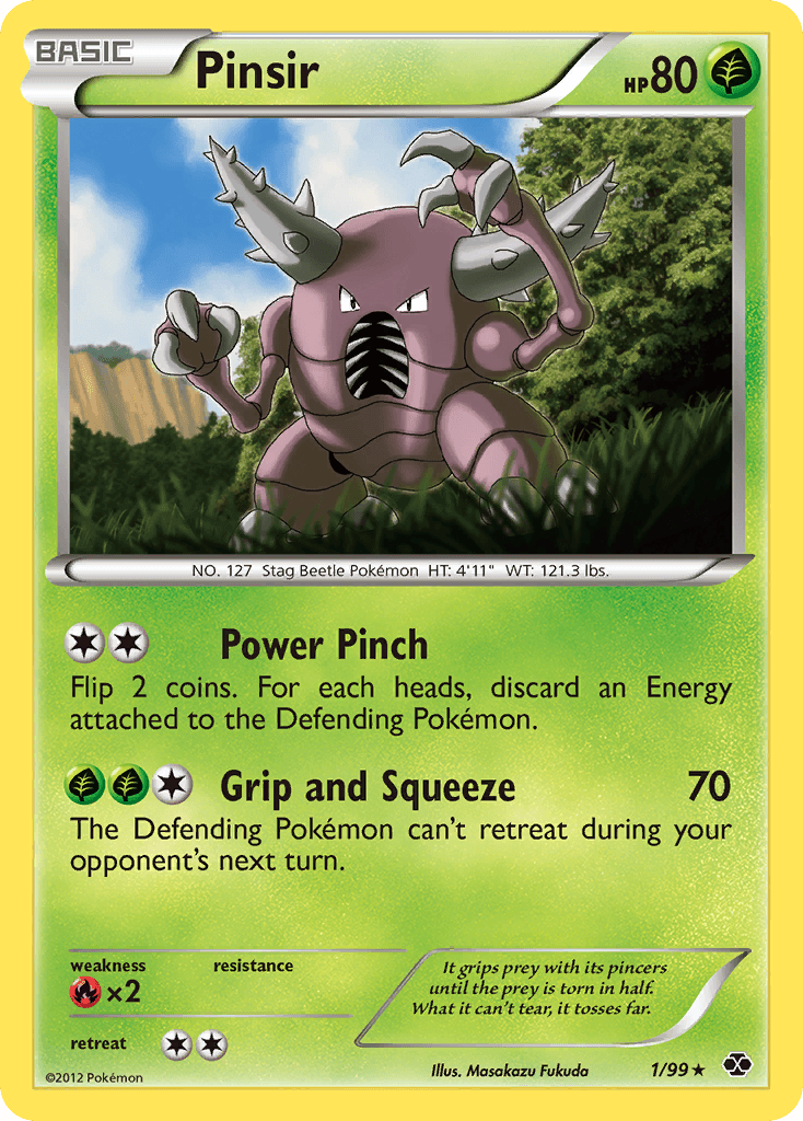 Pinsir Pokémon Karte