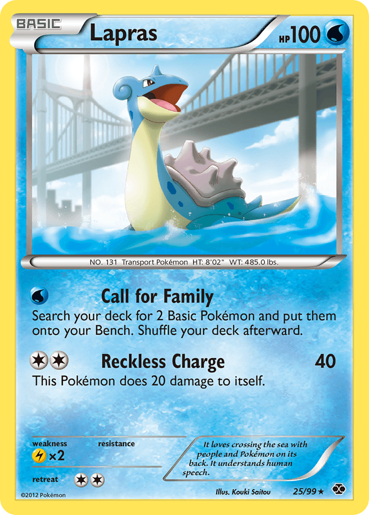 Lapras Pokémon Karte