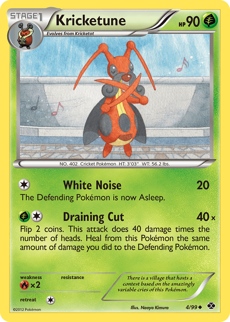 Kricketune Pokémon Karte