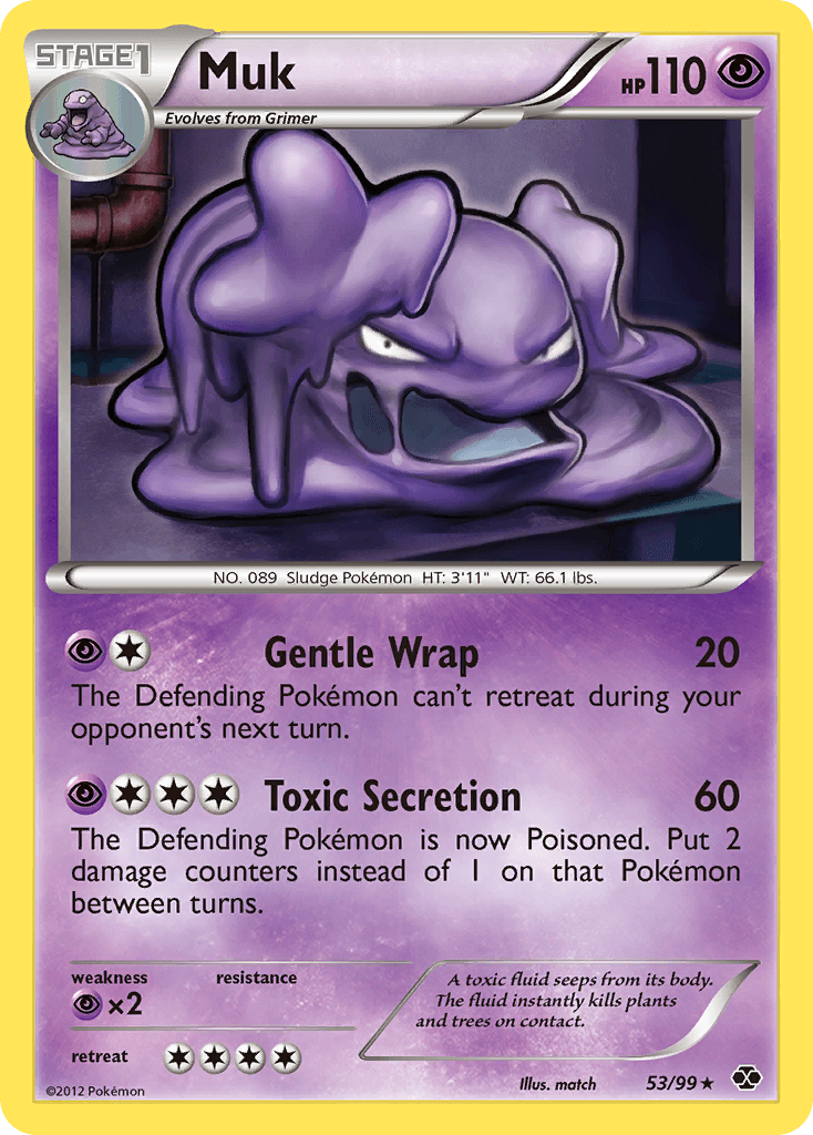 Muk Pokémon Karte