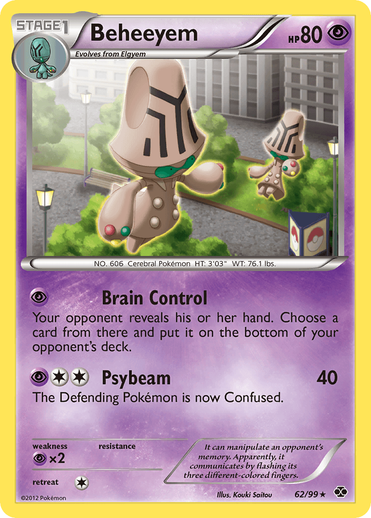Beheeyem Pokémon Karte