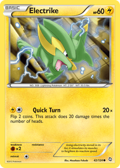 Electrike Pokémon Karte