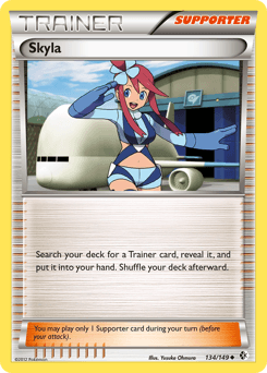 Skyla Pokémon Karte