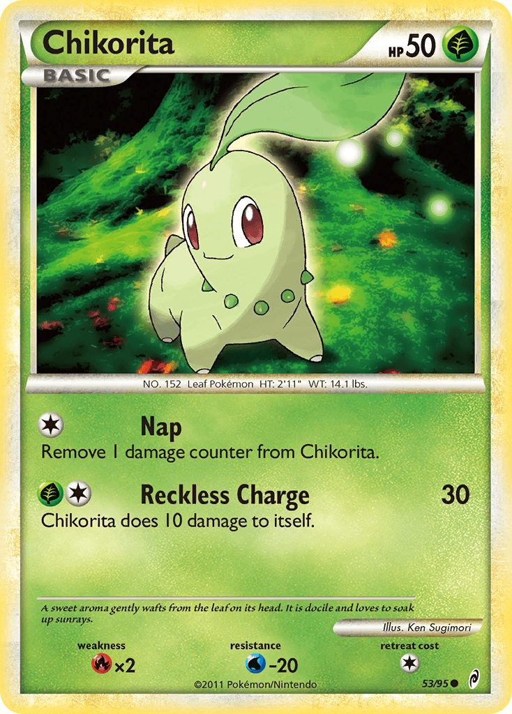 Chikorita Pokémon Karte