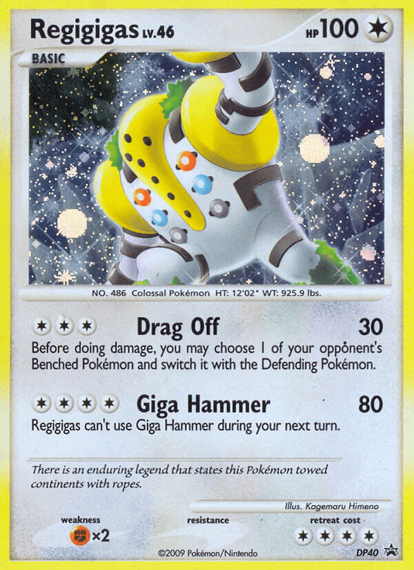 Regigigas Pokémon Karte