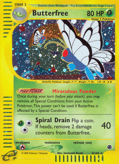 Butterfree Pokémon Karte