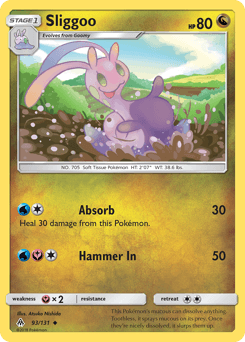 Sliggoo Pokémon Karte