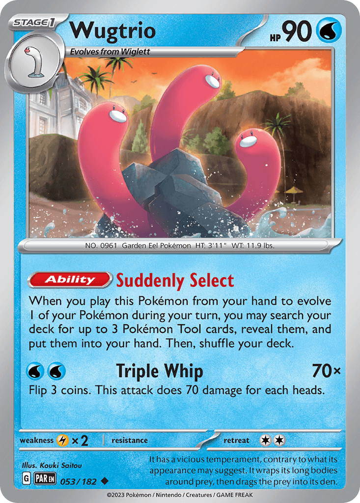 Wugtrio Pokémon Karte