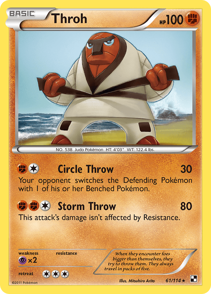 Throh Pokémon Karte