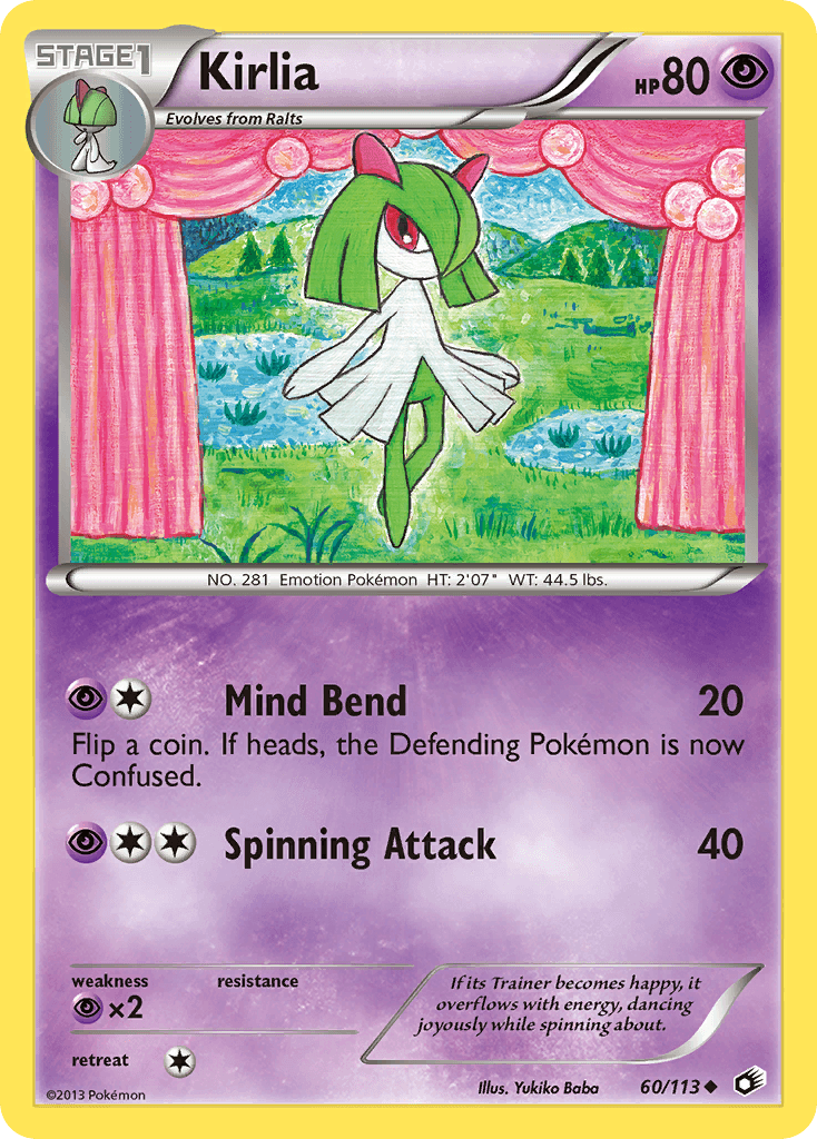 Kirlia Pokémon Karte