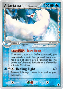 Altaria ex δ Pokémon Karte